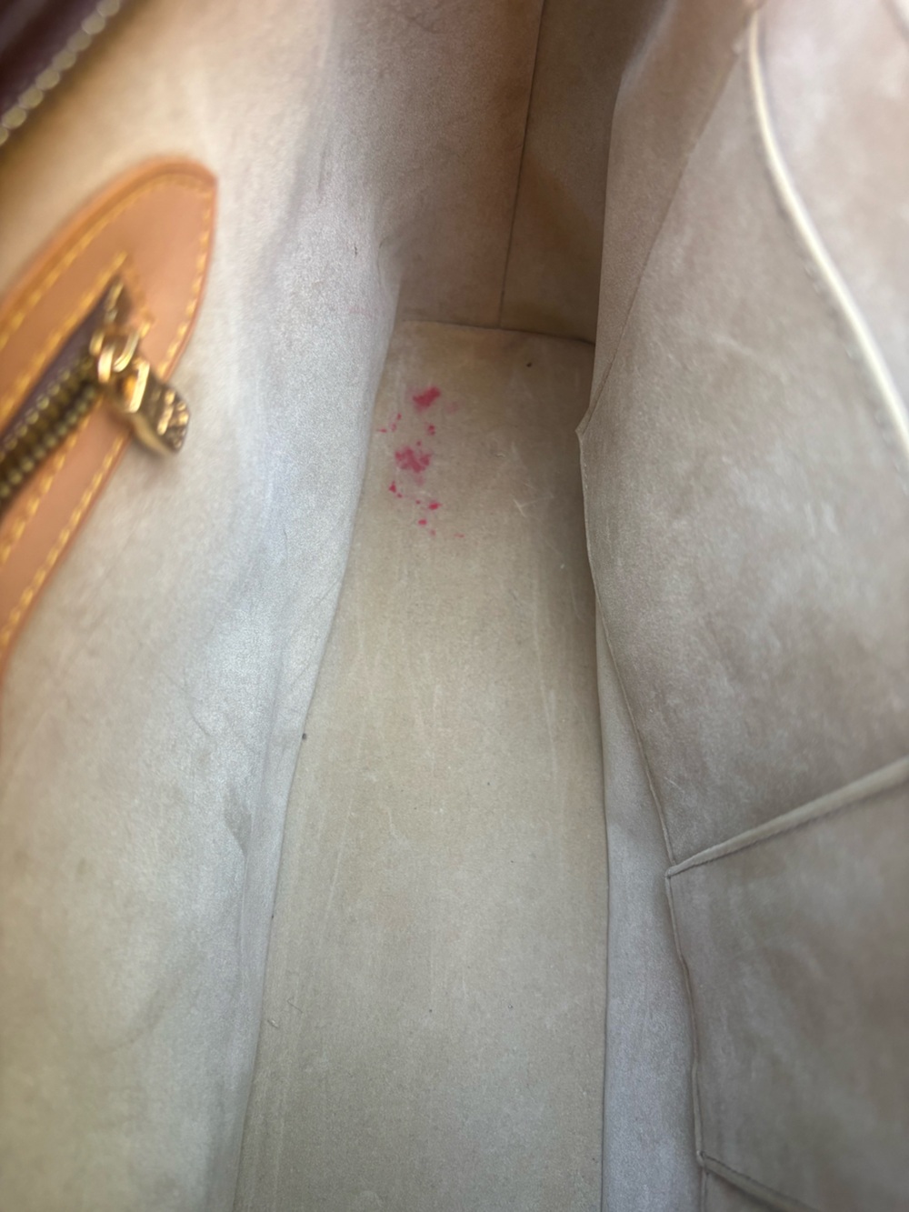 LV Monogram Canvas Tote in Brown and Natural Vachetta - Picture 12 of 16